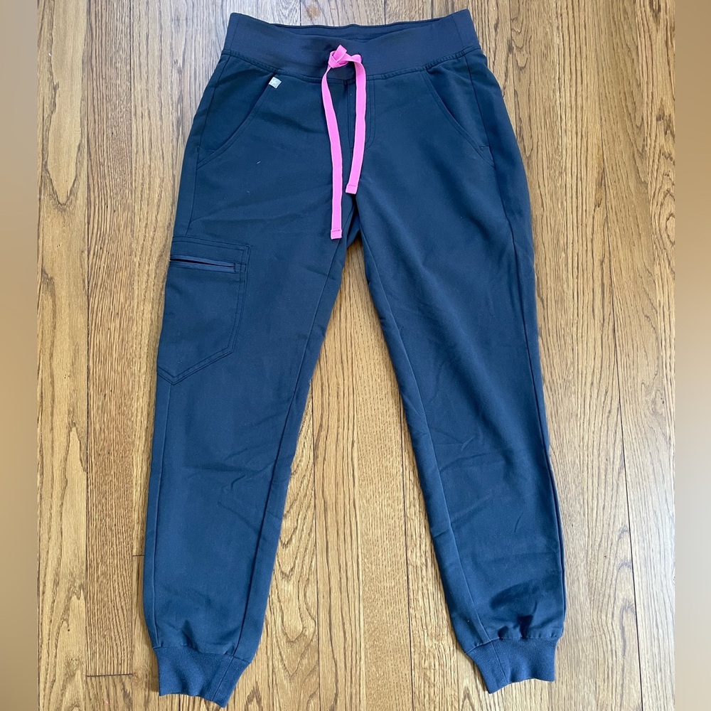 FIGS women’s scrub pants Zamora joggers XXS Petite Night Sky
